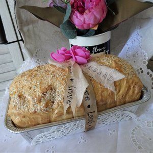 Fake Bake Full Size Sesame Seed Bread Handmade - Fake Bread
